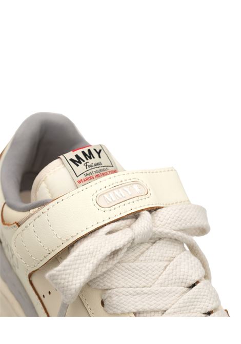 sneakers keith uomo nere e bianche in pelle MAISON MIHARA YASUHIRO | A13FW702WHITE